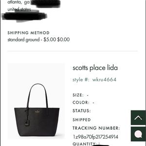 Details For Kate Spade Bag